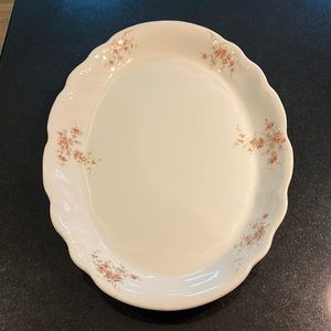 Vintage Semi-Porcelain Platter, Antique Platter, Vintage Platter
